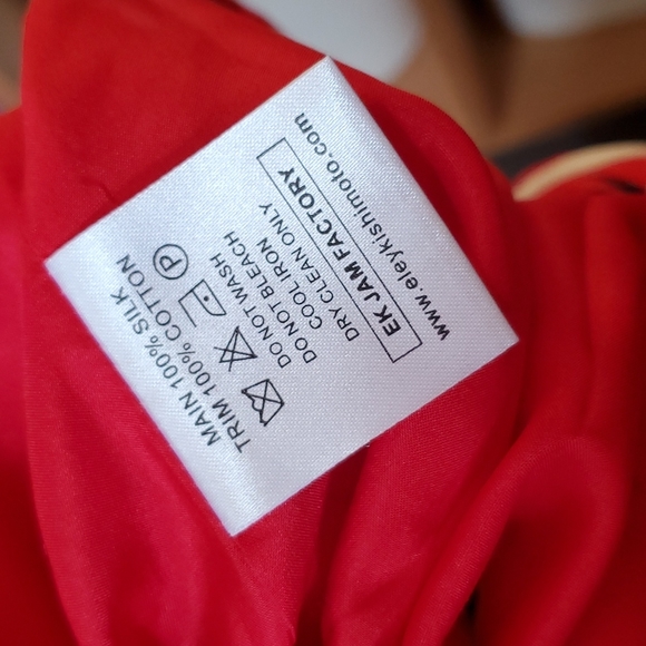 Anthropologie EK Jam Factory bird dress large - Picture 5 of 5